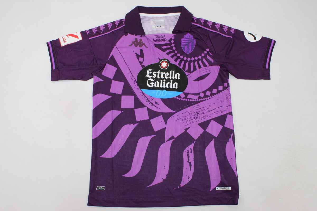 AAA Quality Valladolid 23/24 Away Purple Soccer Jersey